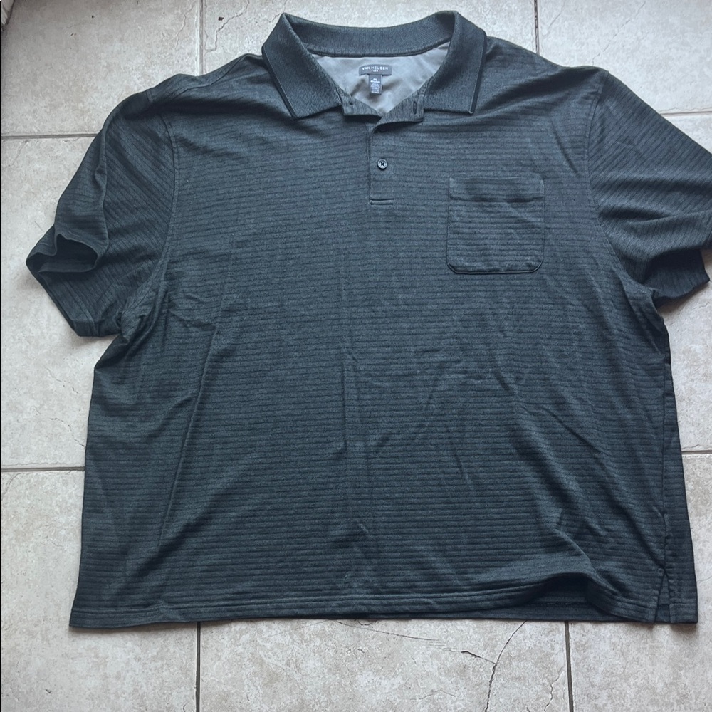 Men's Dark Grey Polo Shirt